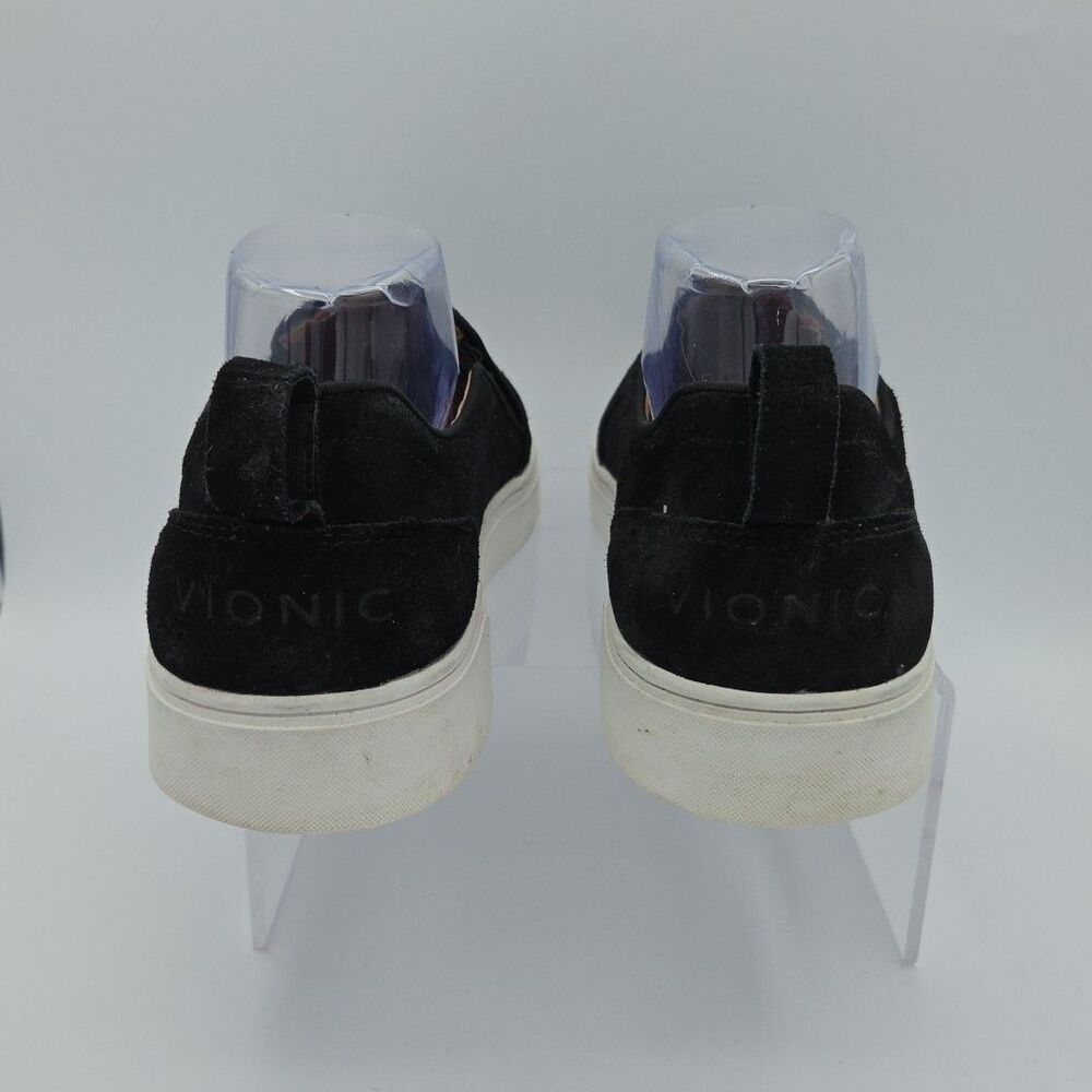 Vionic Kimmie Perforated Black Suede Slip On Sneakers Shoes Women Size 10 EUC - Picture 7 of 9